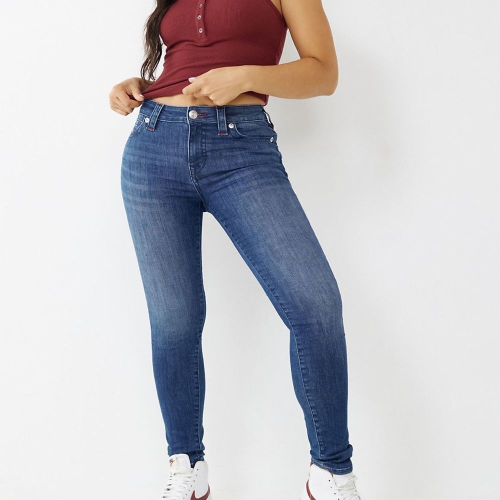 True Religion Blue Skinny Jeans